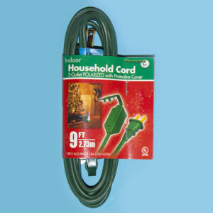 9FT 16/2 Ul Ext Cord Green